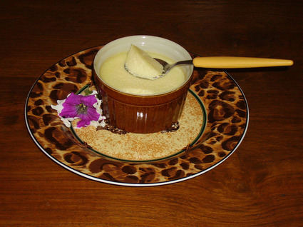 Recette de crème à la noix de coco et chocolat blanc