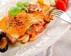 Recette lasagnes aux fruits de mer rapides
