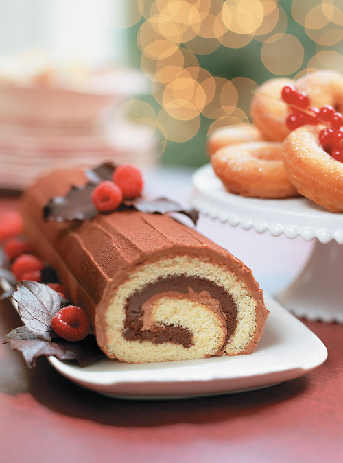 Bûche de noël au chocolat