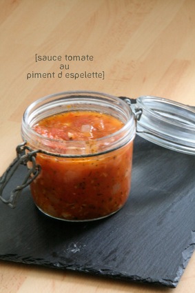 Recette de sauce tomate au piment d'espelette