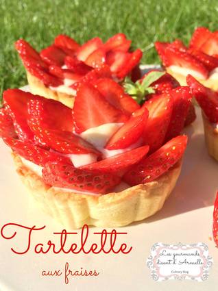 Tartelette aux fraises et crème pâtissière