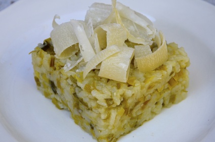 Recette risotto aux poireaux (risotto)