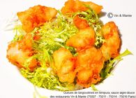 Recette de queues de langoustines en tempura, sauce aigre-douce ...
