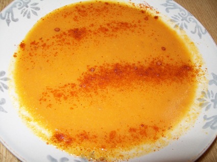 Recette de soupe de carottes et potimarron