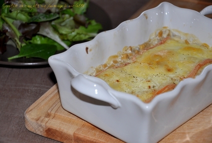 Recette de gratin de crozets au fromage à raclette