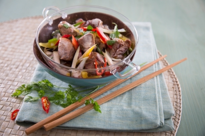 Recette de wok d'agneau et petits légumes aux saveurs de bali ...