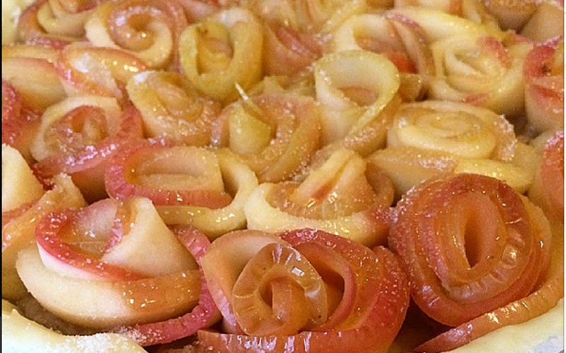 Recette tarte aux pommes façon bouquet de roses pas chère ...