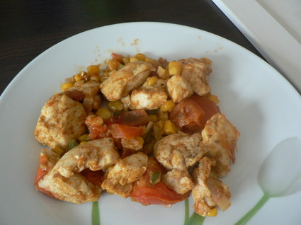 Recette de poulet épicé façon wok