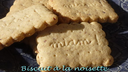 Recette biscuits à la noisette (biscuits)