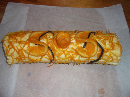 Recette de gâteau roulé à l'orange
