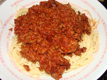 Recette de spaghetti à la bolognaise