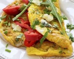 Recette omelette aux poivrons express