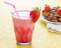 Recette smoothie aux fraises tagada et banane