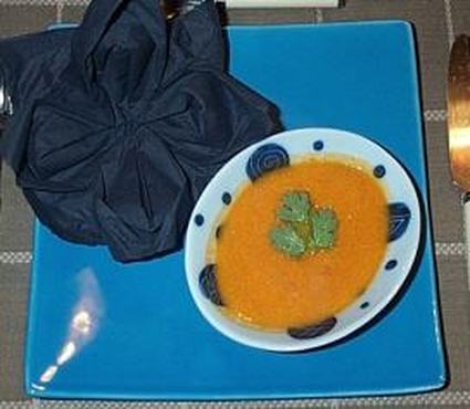 Recette de soupe de langoustines parfumée à la citronnelle
