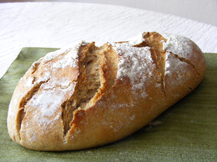 Recette de pain bis au seigle et au levain fermentescible