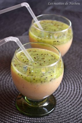 Recette smoothie banane et kiwi (boisson brunch)
