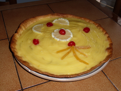 Recette de tarte au citron crémeuse