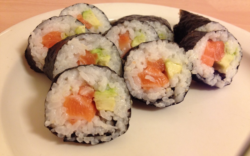 Recette sushis saumon  avocat économique > cuisine étudiant