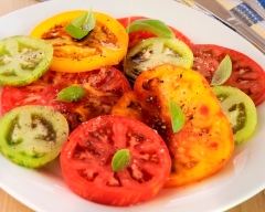 Recette salade de tomates colorées
