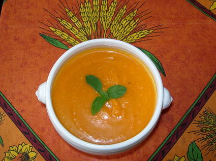Soupe au potiron et curry