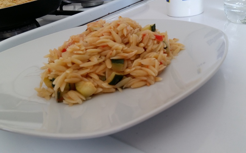 Recette risotto de pâtes aux légumes économique et simple ...