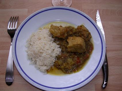 Recette de daube de porc au curry