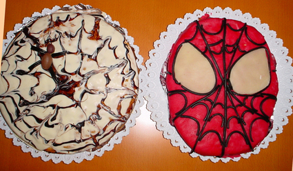 Recette de gâteau spiderman