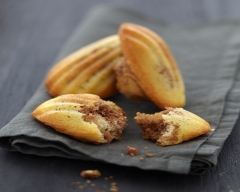 Recette madeleines fourées au nutella
