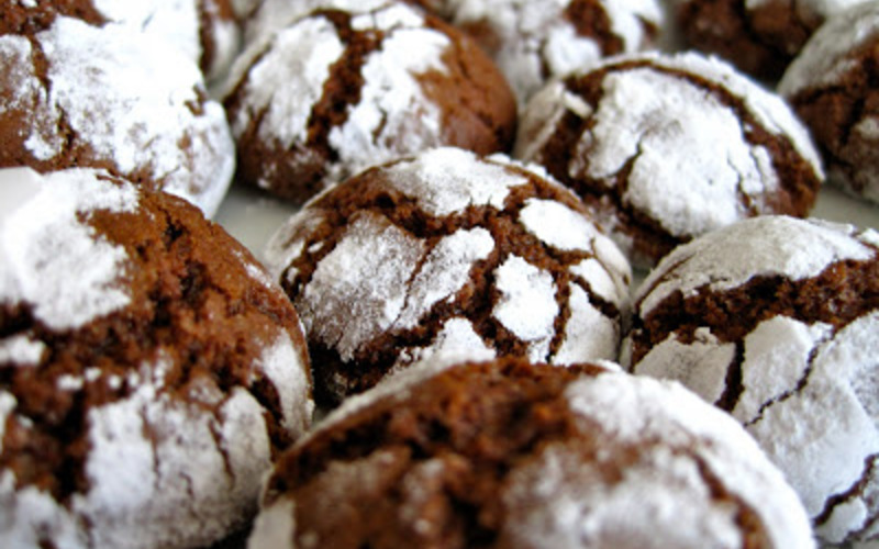 Recette crinkles au chocolat pas chère et simple > cuisine étudiant