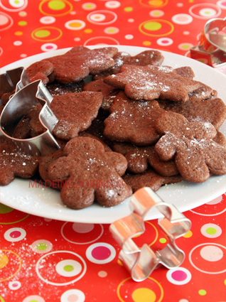 Recette de biscuits au chocolat en poudre
