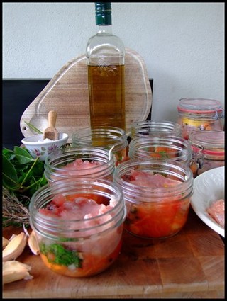 Recette de conserves de thon aux tomates