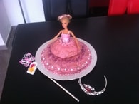 Recette de gâteau d'anniversaire au yaourt, en forme de princesse