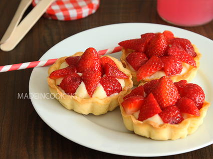 Recette de tartelettes aux fraises ultra-simples