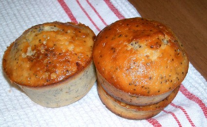Recette de muffins au yaourt, citron et graines de pavot
