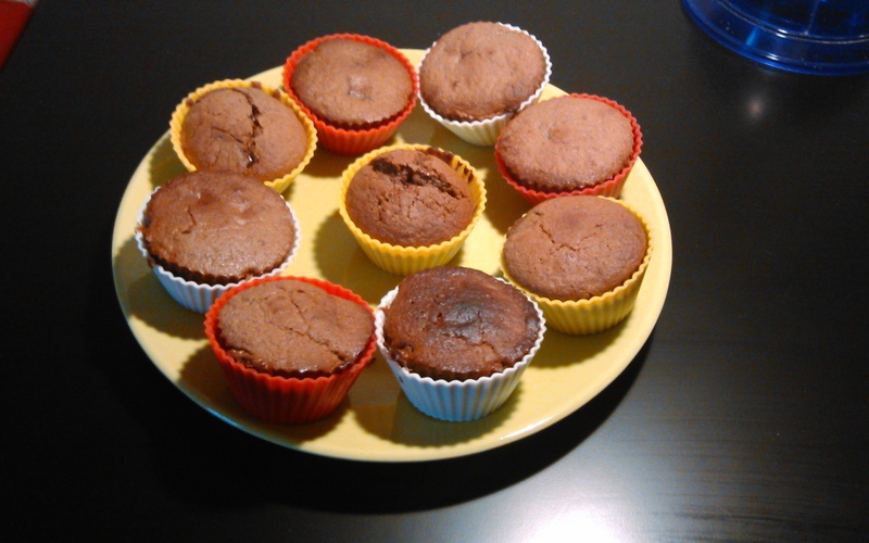 Recette muffins tout chocolat économique et simple > cuisine étudiant