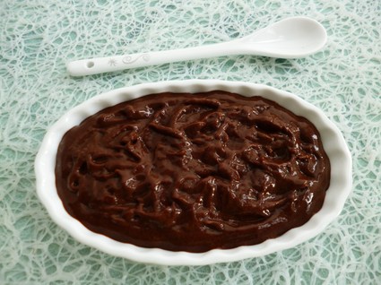 Recette de crème dessert allégée chocolat chicorée au konjac