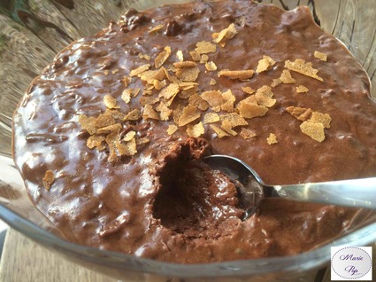 Recette de mousse chocolat praliné croustilante