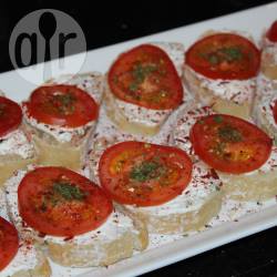 Recette tartines de philadelphia™ à la tomate – toutes les recettes ...