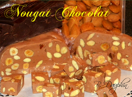 Recette de nougat au chocolat