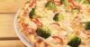 Recette de pizza aux brocolis, poivrons, jambon et mozzarella légère