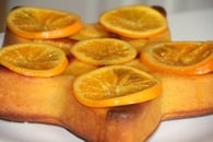 Gâteau étoile à l'orange, huile d'olive et safran