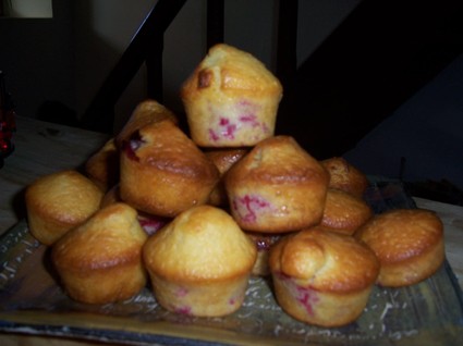 Recette de mini muffins framboises et chocolat blanc