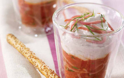 Recette de tiramisu jambon, tomates, aubergines