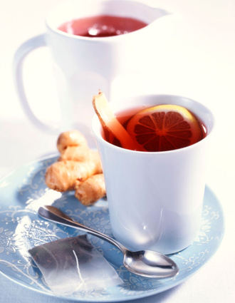 Recette de thé aux cranberries et gingembre