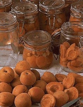 Abricots au sirop pour 4 personnes