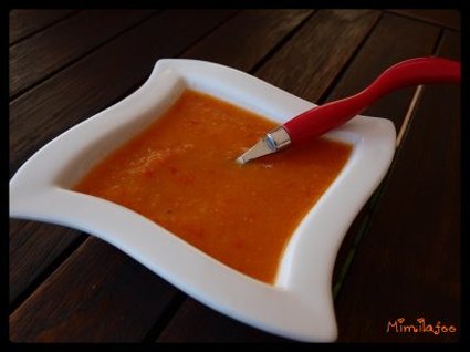 Recette de soupe aux poivrons