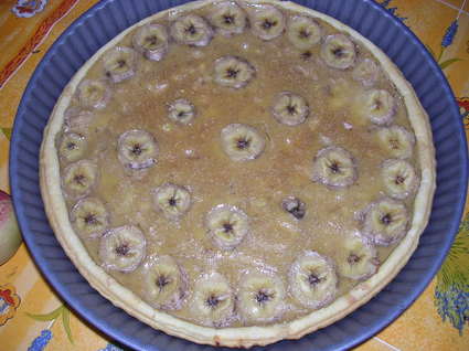Recette tarte à la banane (tarte dessert)