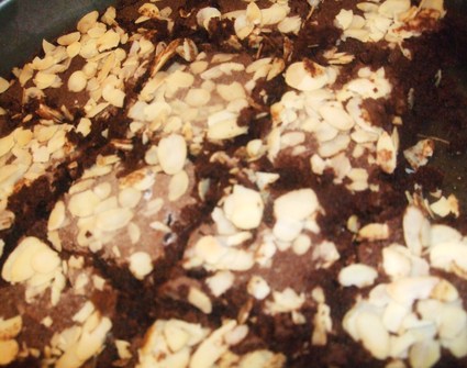 Recette brownies chocolat amandes effilées (recettes chocolat)