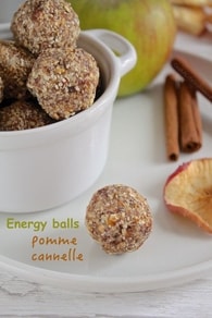 Recette de boules énergétiques aux pommes et cannelle (vegan ...