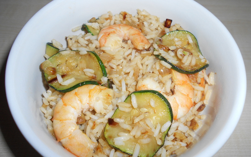 Recette riz sauté aux crevettes pas chère et simple > cuisine étudiant